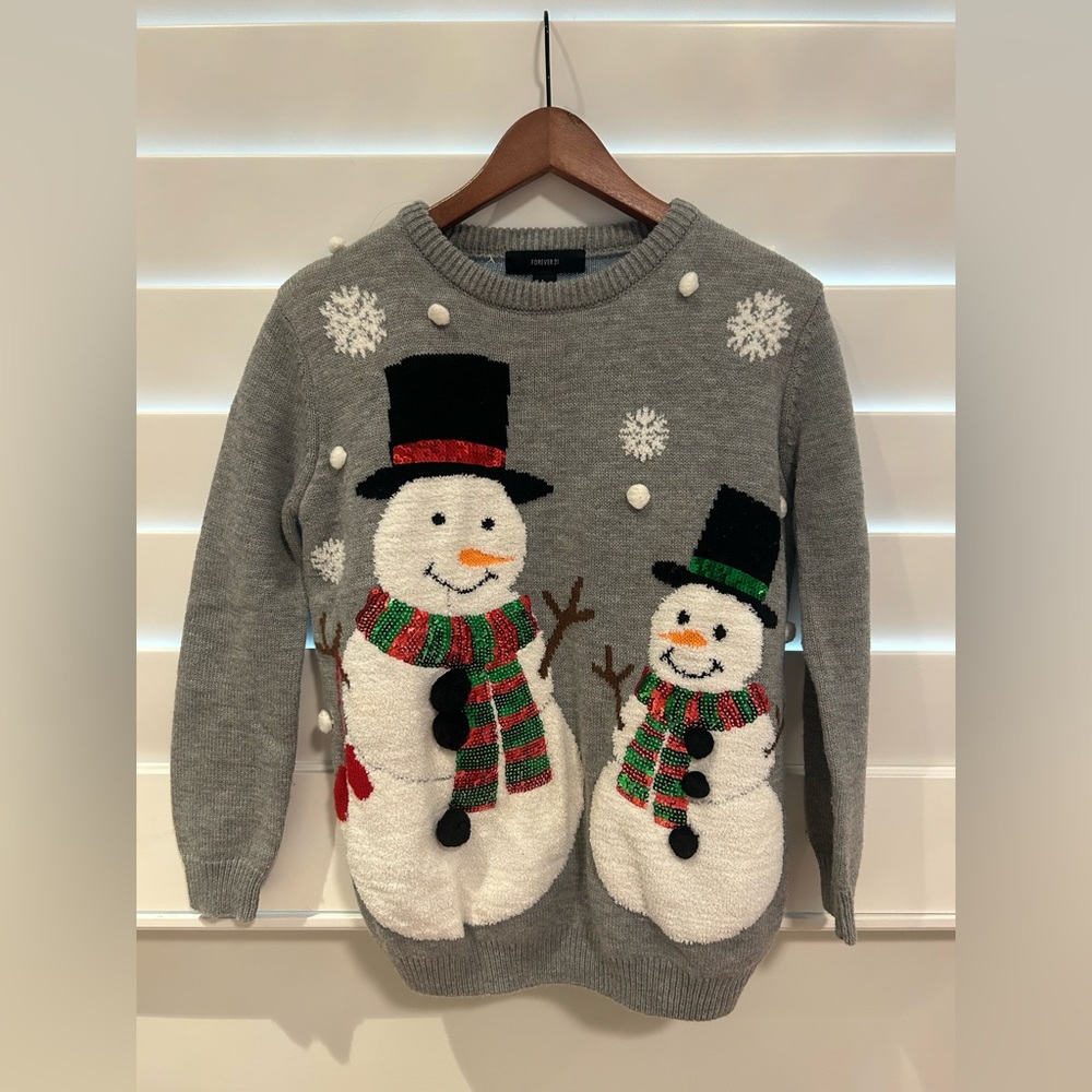 Forever 21: Snowman Holiday Sweater